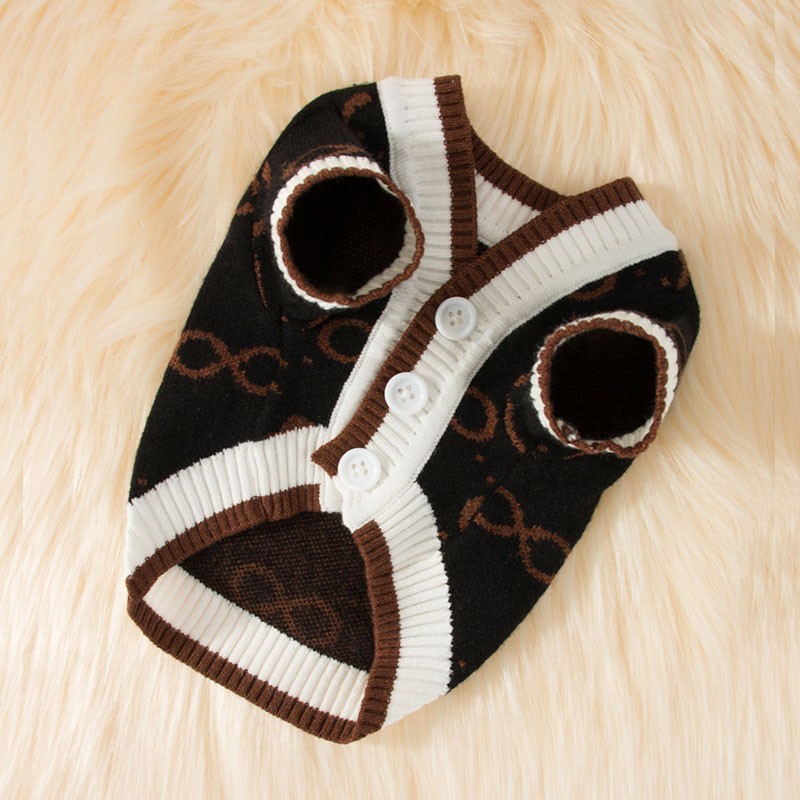 Simple Knitted Pet Sweater For Warmth And Comfort