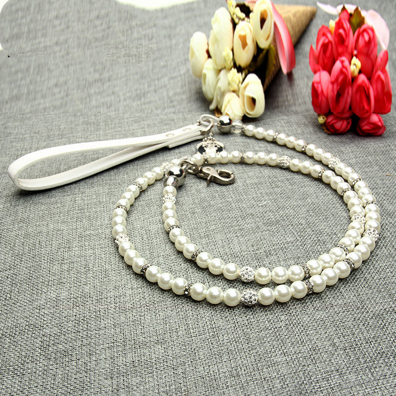 Pearl Collar Leash For Pets
