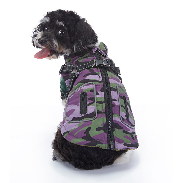 Winter Cashmere Pet Jacket For Warmth And Comfort