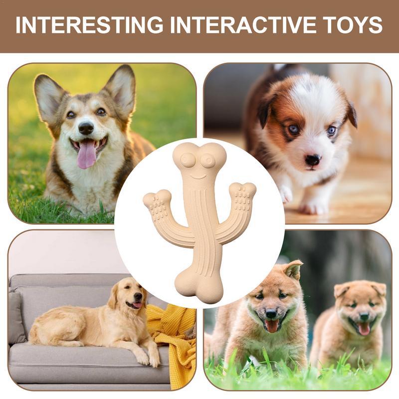 Ultra-Durable Cactus Pet Chew Toy For Interactive Play
