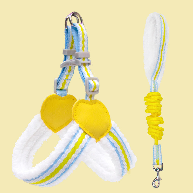 Breathable Summer Chest Vest Leash For Pets