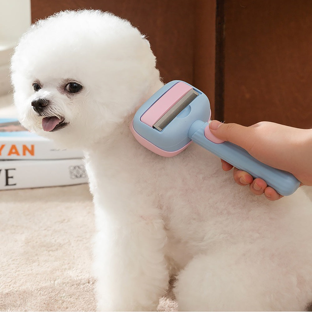 Pet Deshedding Grooming Brush Hair Removal Comb Tool