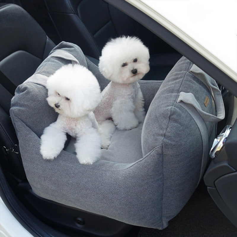 Pet Car Carrier Seat Waterproof Portable Mesh Travel Bed