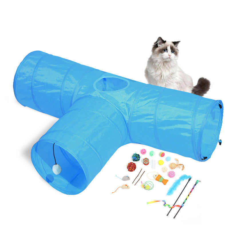Foldable Climbing Tunnel Toy For Pets