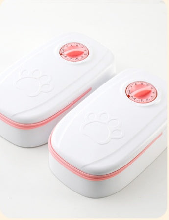 Automatic Smart Pet Feeder Stainless Steel Timer Bowl