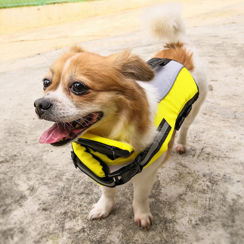 Reflective Airbag Nylon Life Jacket For Pets