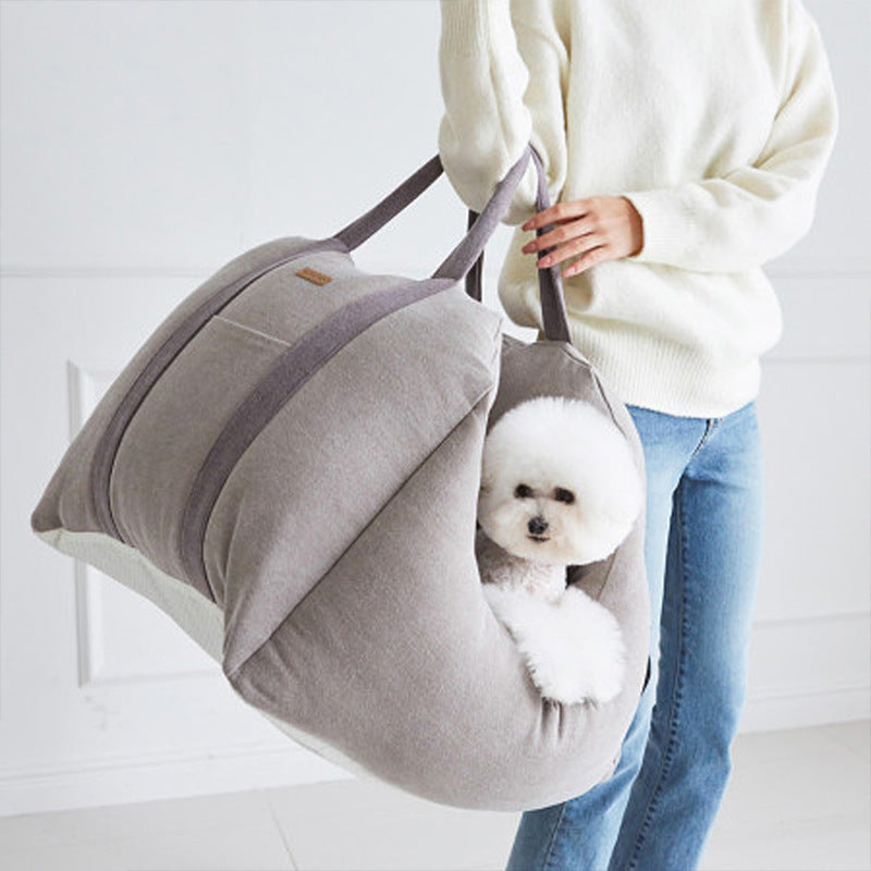 Pet Car Carrier Seat Waterproof Portable Mesh Travel Bed