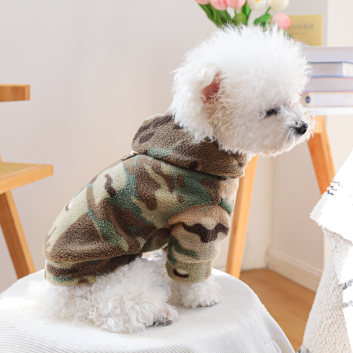Fashion Pet Camouflage Sweater Stylish Knit Clothing