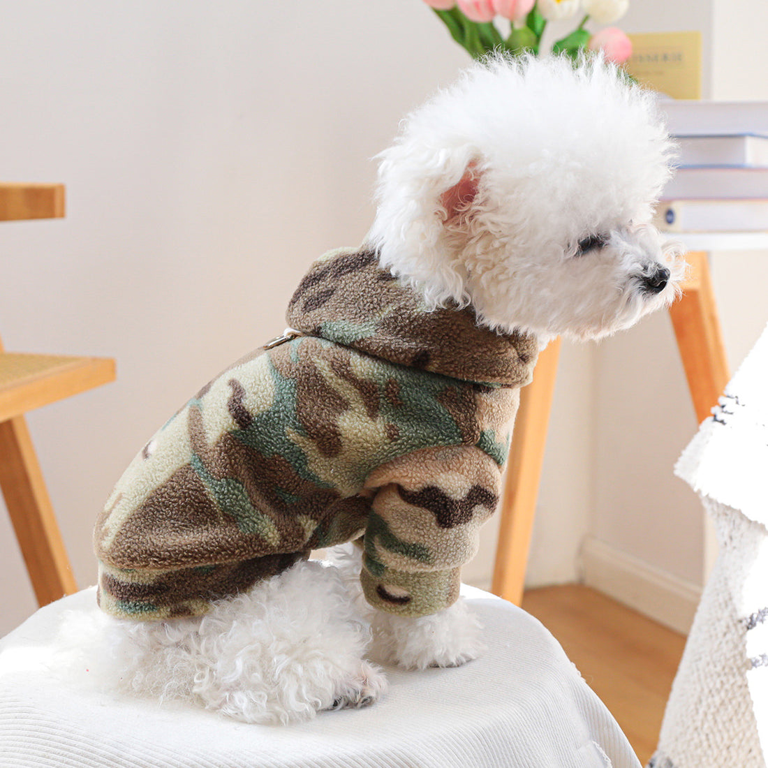 Fashion Pet Camouflage Sweater Stylish Knit Clothing