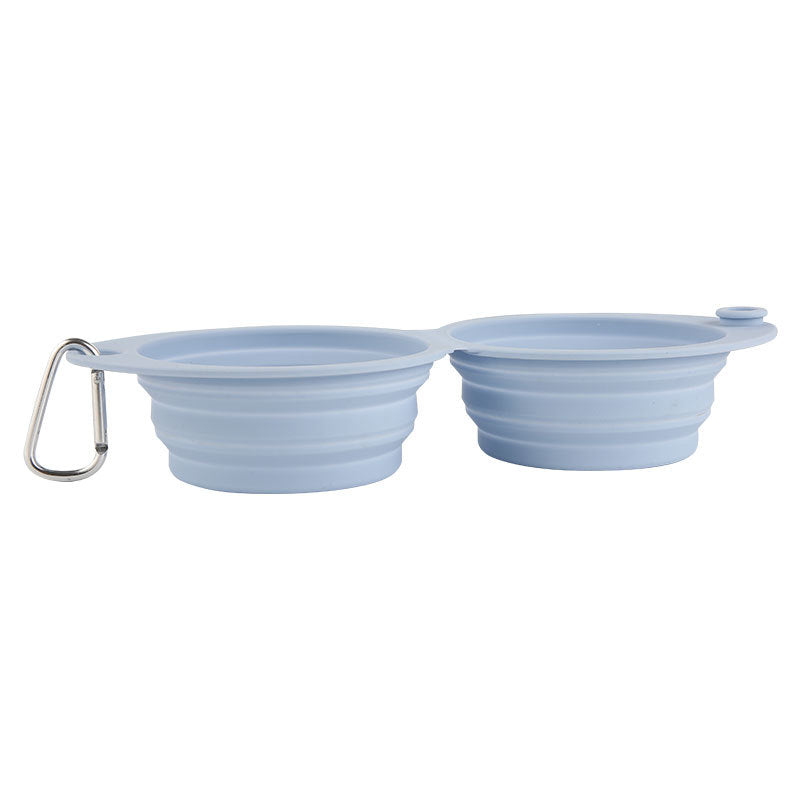 Pet Silicone Foldable Bowl Outdoor Portable Feeding