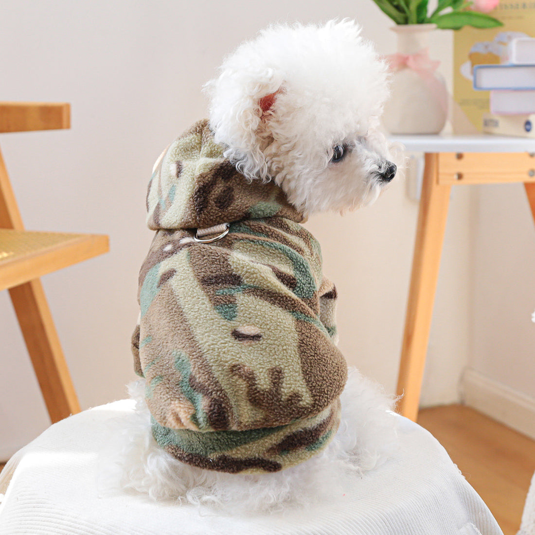 Fashion Pet Camouflage Sweater Stylish Knit Clothing