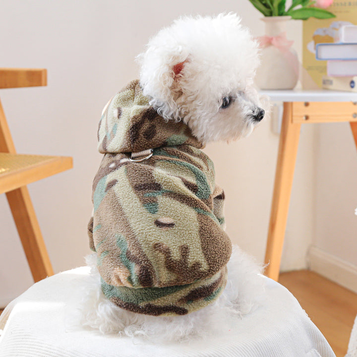 Fashion Pet Camouflage Sweater Stylish Knit Clothing
