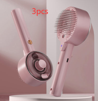 Self-Cleaning Pet Hair Remover Brush Grooming Tool
