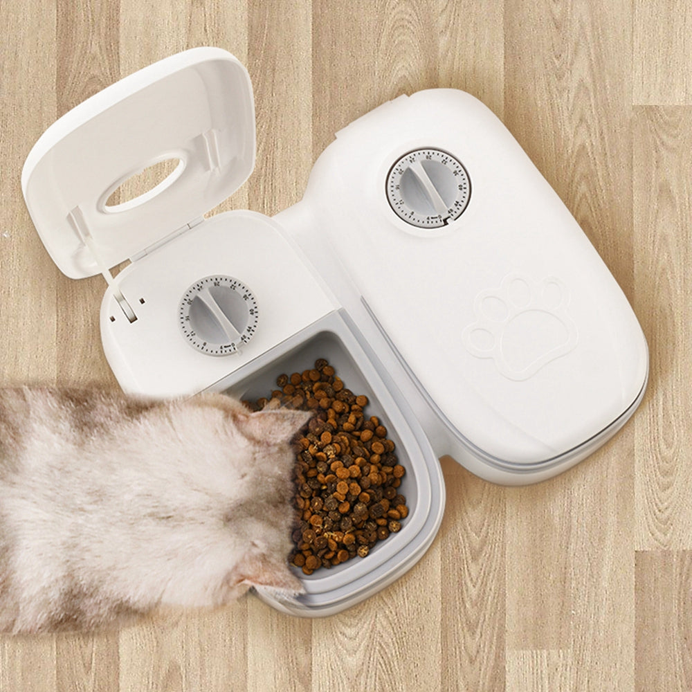 Automatic Smart Pet Feeder Stainless Steel Timer Bowl