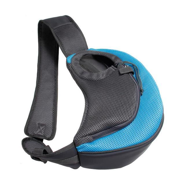 Outdoor Mesh Pet Carrier Shoulder Bag Travel Tote