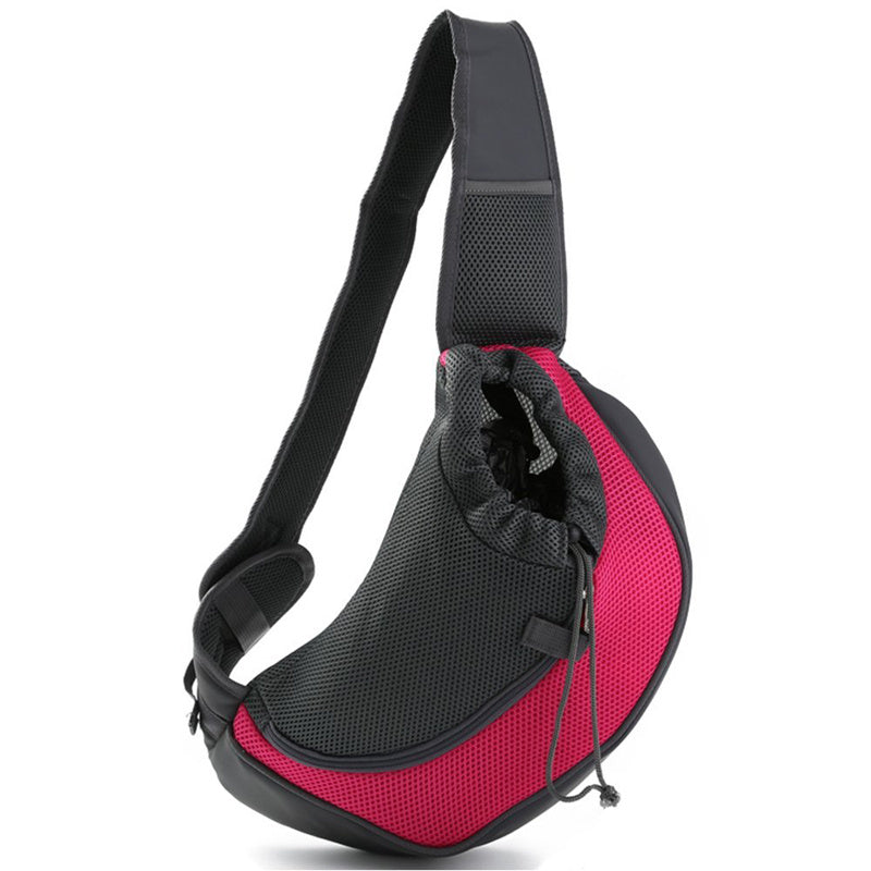 Outdoor Mesh Pet Carrier Shoulder Bag Travel Tote