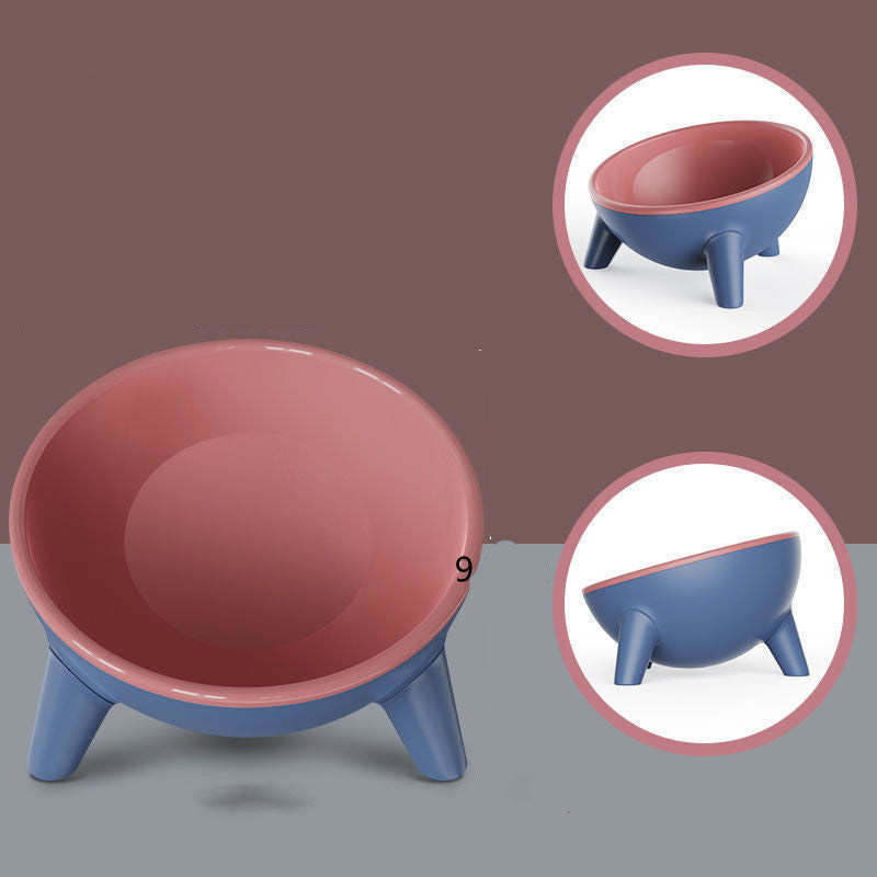 Pet Feeding Bowl With Stand Nordic Color Multi-Purpose Feeder