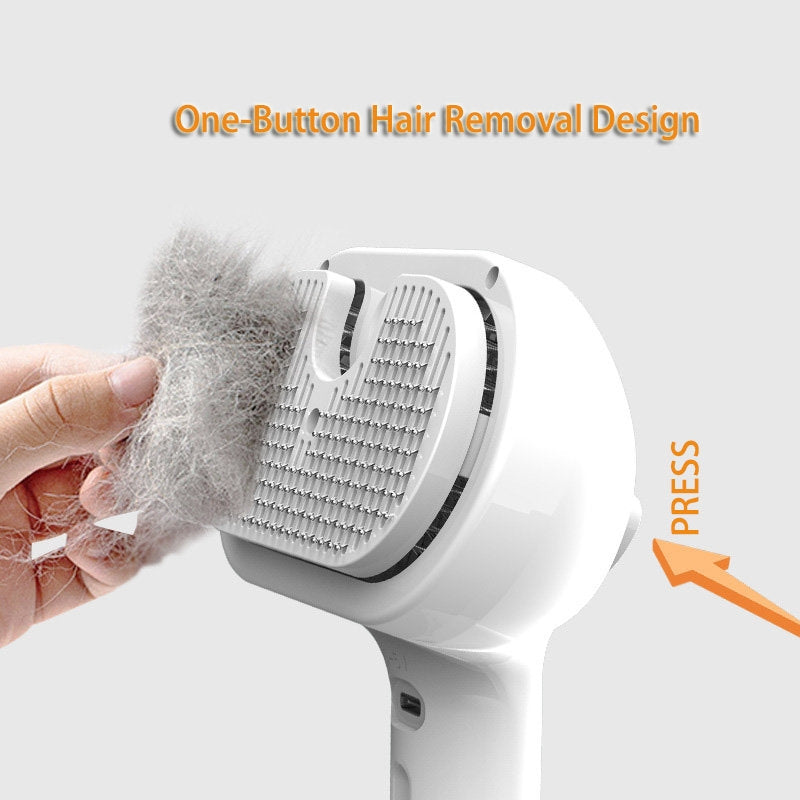 Self-Cleaning Pet Hair Remover Comb Grooming Tool