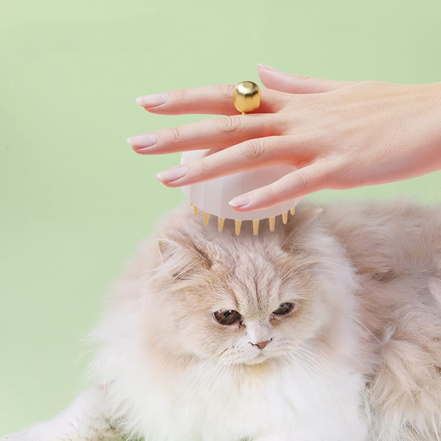 Pet Bath Massage Shampoo Brush Grooming Comb