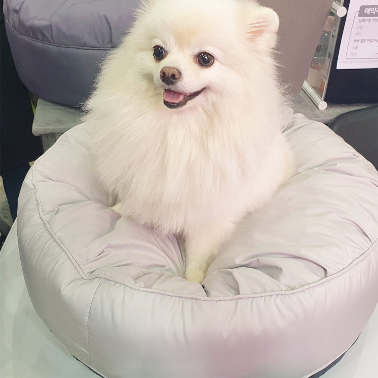Large Round Pet Bed Removable Washable Dustproof Mat
