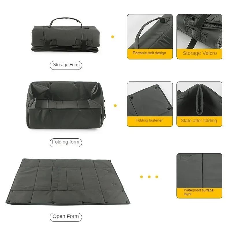 Portable 3-in-1 Pet Travel Bed Carrier Mat Cushion