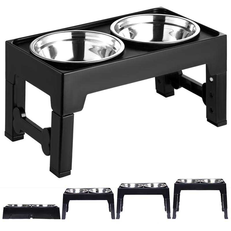 Pet Elevated Feeding Bowl Anti-Tumble Neck Protection Medium Large