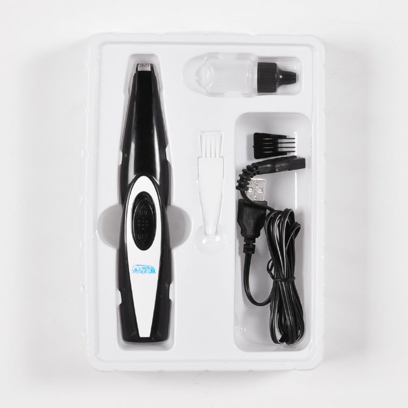 Electric Pet Nail and Hair Trimmer USB Rechargeable Grooming Tool