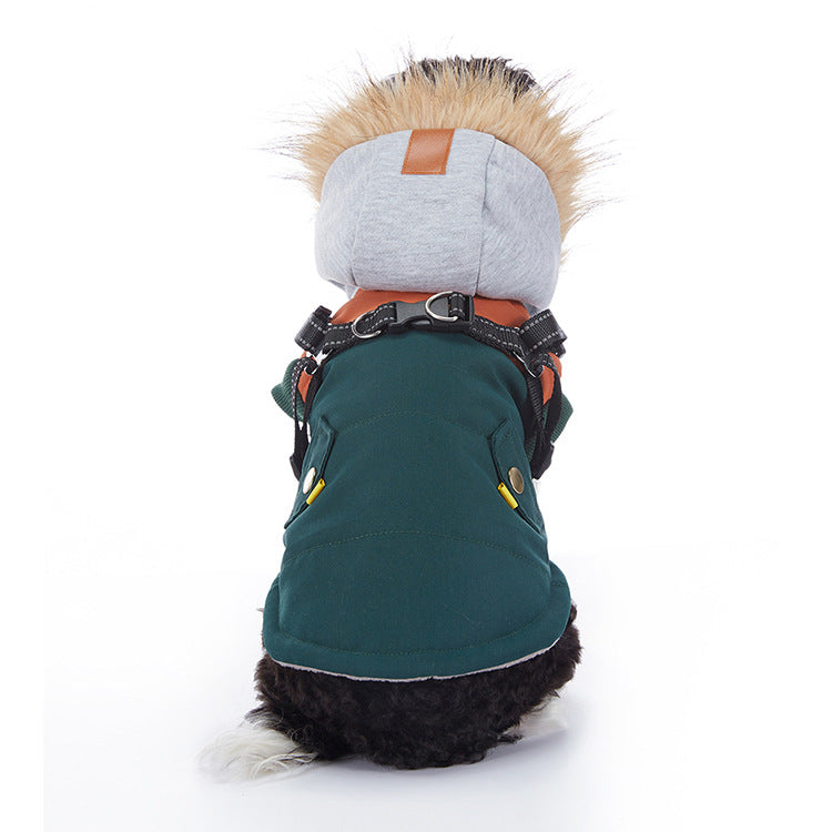 Winter Cashmere Pet Jacket For Warmth And Comfort