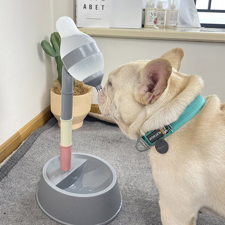 Automatic Adjustable Height Pet Water Dispenser Bowl Stand