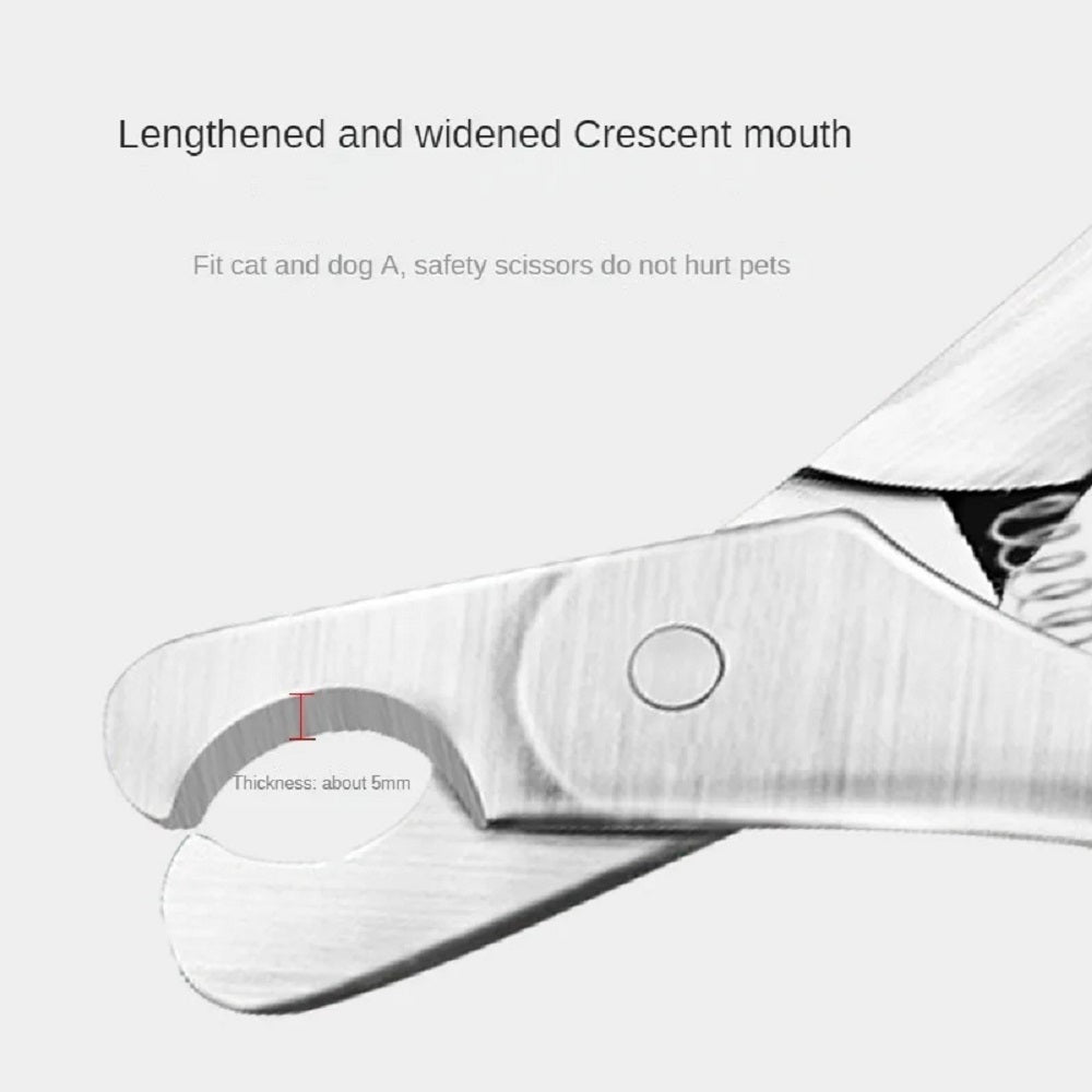 Professional Pet Nail Clipper Sharp Stainless Steel Grooming Tool