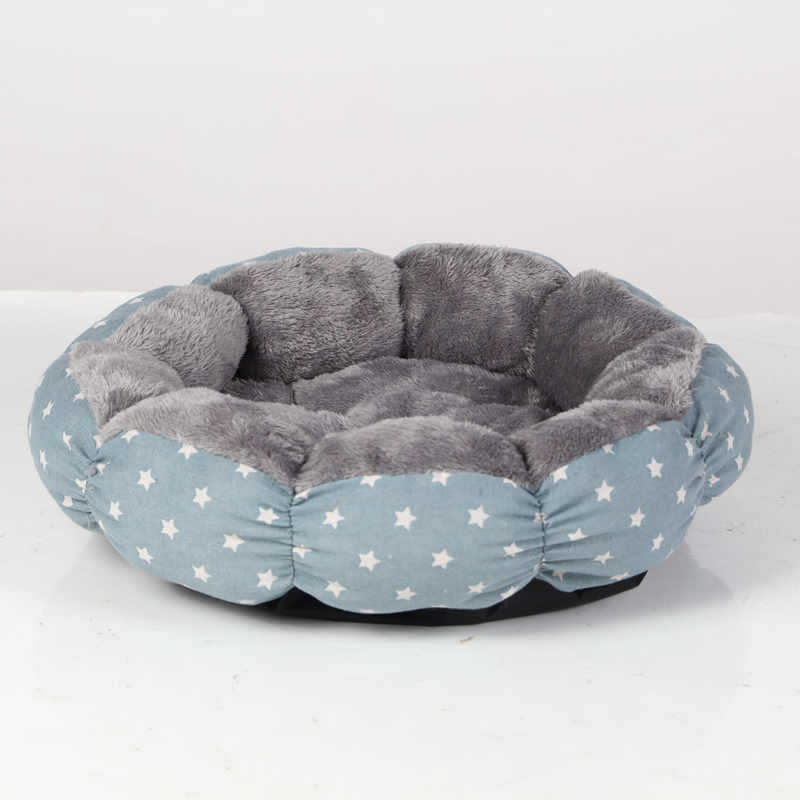 Calming Donut Round Pet Bed Fluffy Indoor Sleeping Mat