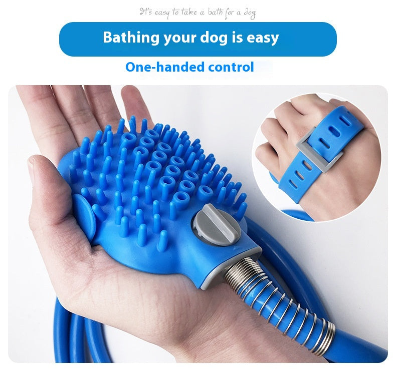 Pet Bathing Glove Silicone Handheld Brush For Massage