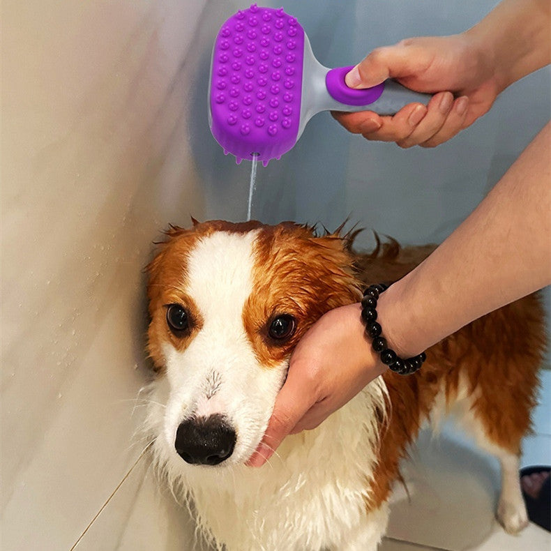 Pet Bath Brush Hair Cleaning Grooming Tool