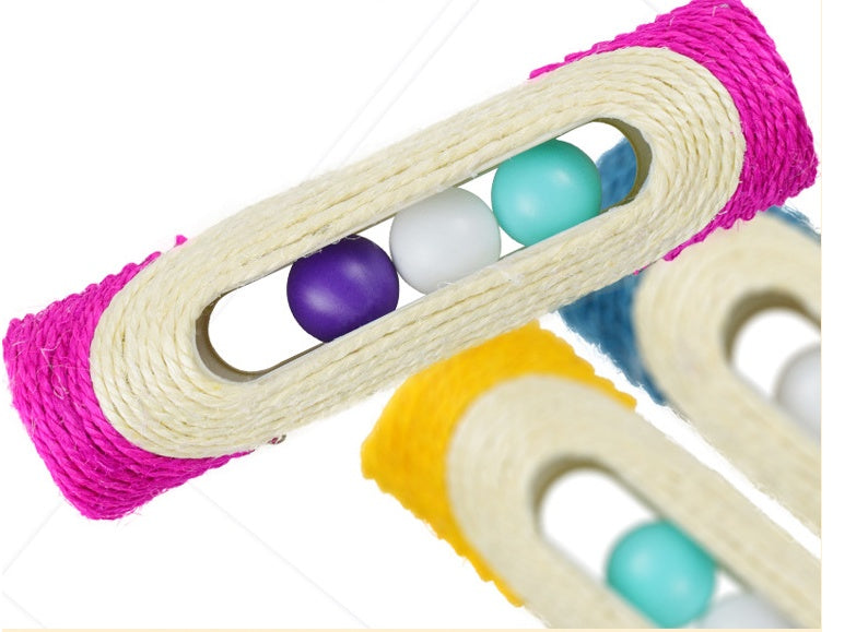Long Sisal Drum Chew Toy For Pets