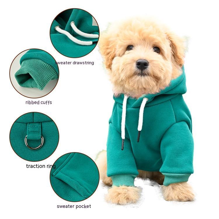 Pet Fashion Hooded Sweater For Style And Comfort