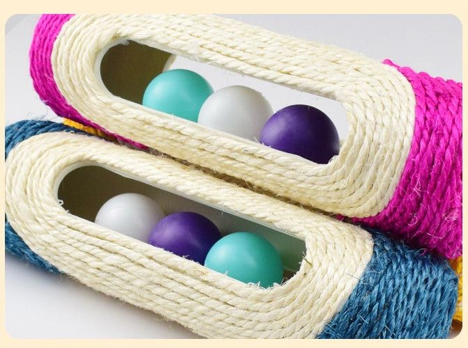 Long Sisal Drum Chew Toy For Pets