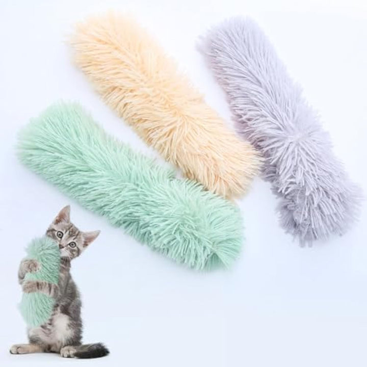 Interactive Pet Toy Pillow With Crinkle Sound And Catnip