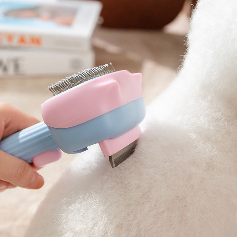 Pet Deshedding Grooming Brush Hair Removal Comb Tool