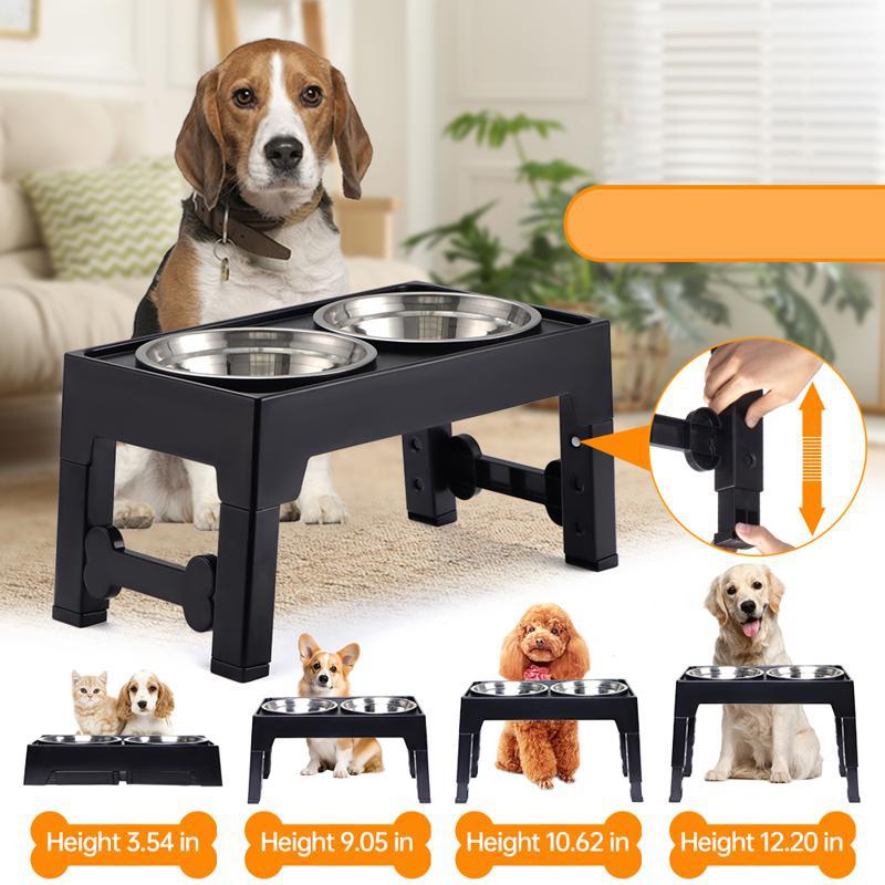 Pet Elevated Feeding Bowl Anti-Tumble Neck Protection Medium Large