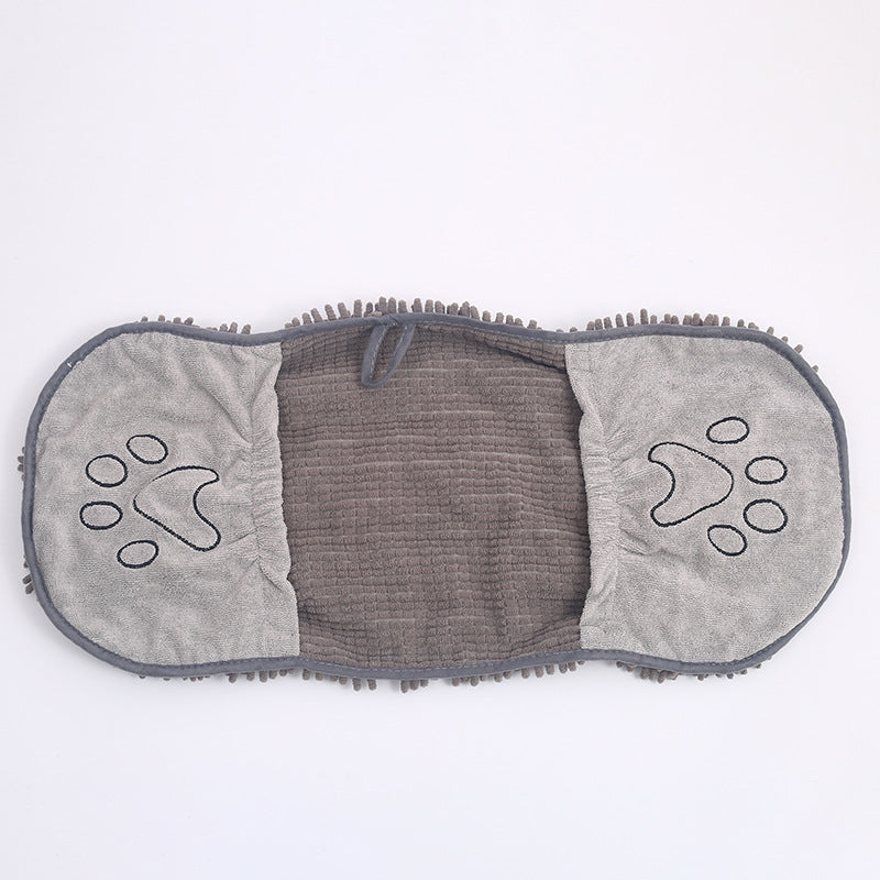 Chenille Pet Bath Towel For Quick Drying