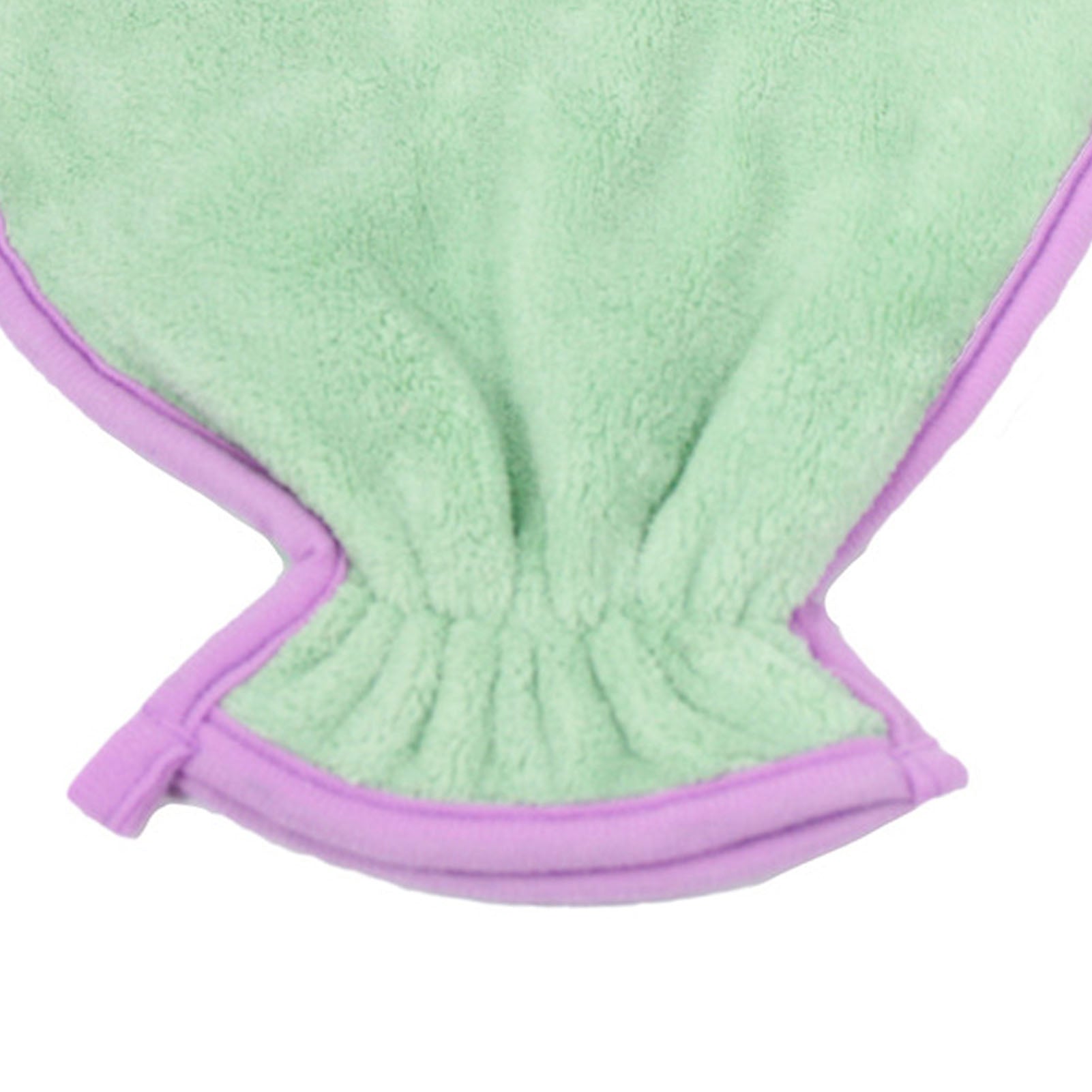 Double-Sided Pet Bath Gloves Soft Absorbent Plush