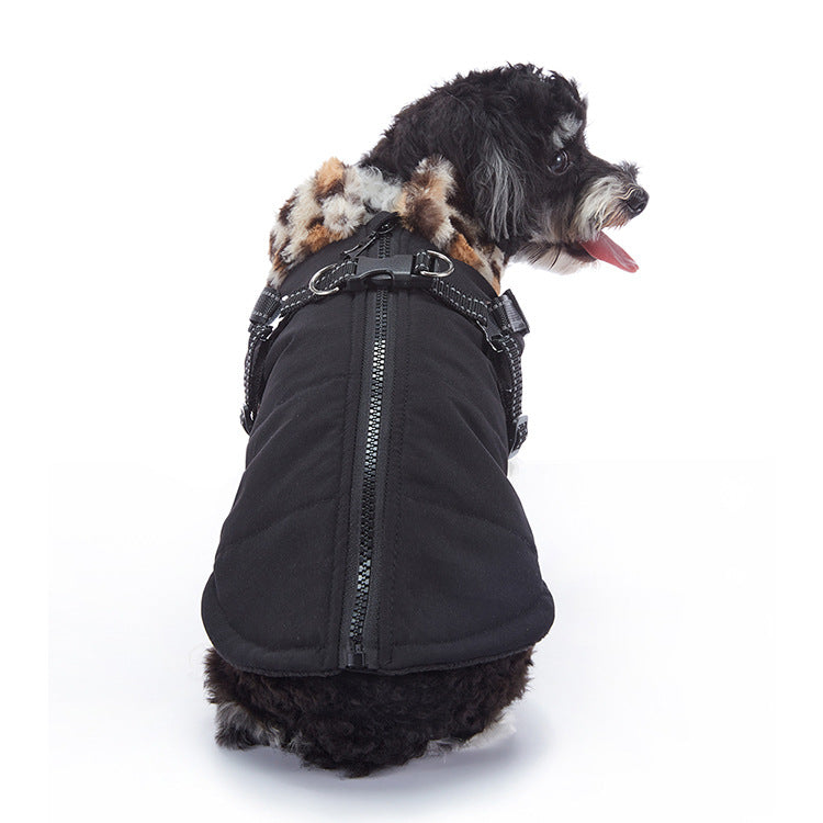 Winter Cashmere Pet Jacket For Warmth And Comfort