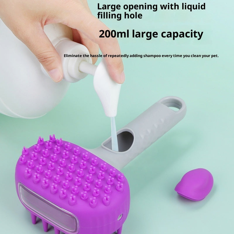 Pet Bath Brush Hair Cleaning Grooming Tool