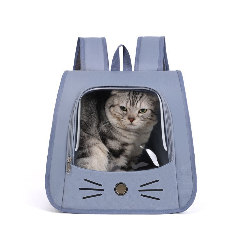 Portable Pet Carrier Backpack Breathable Outdoor Travel Bag