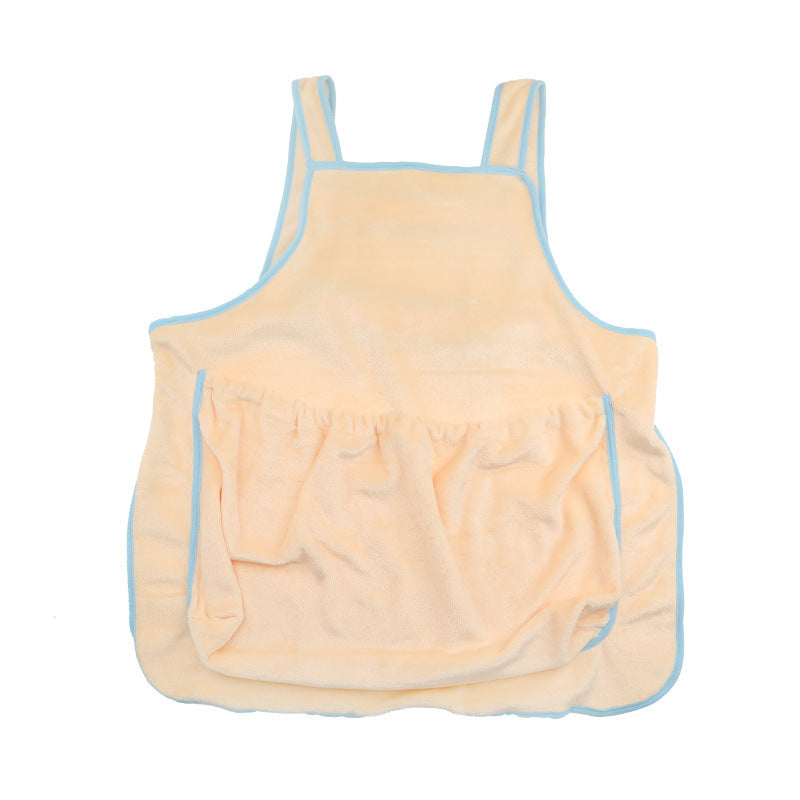 Outdoor Pet Carrier Apron Plush Hanging Chest Bag