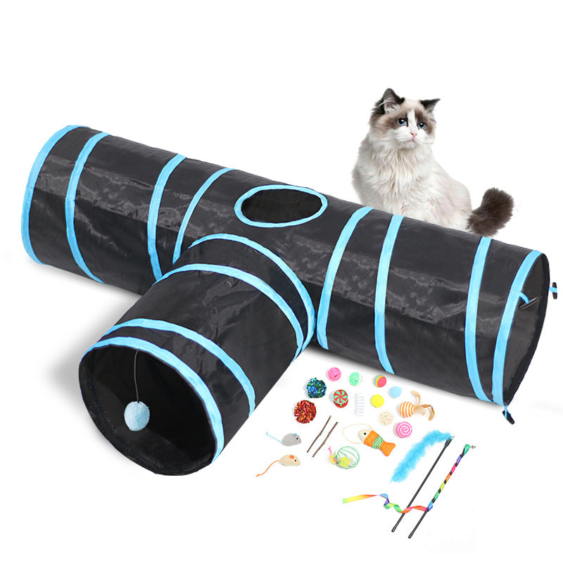 Foldable Climbing Tunnel Toy For Pets