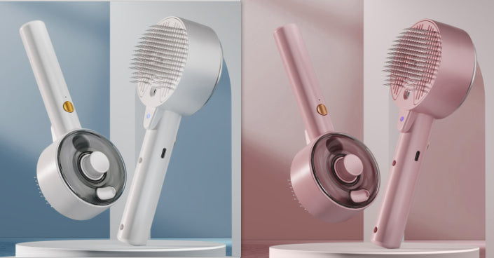 Self-Cleaning Pet Hair Remover Brush Grooming Tool