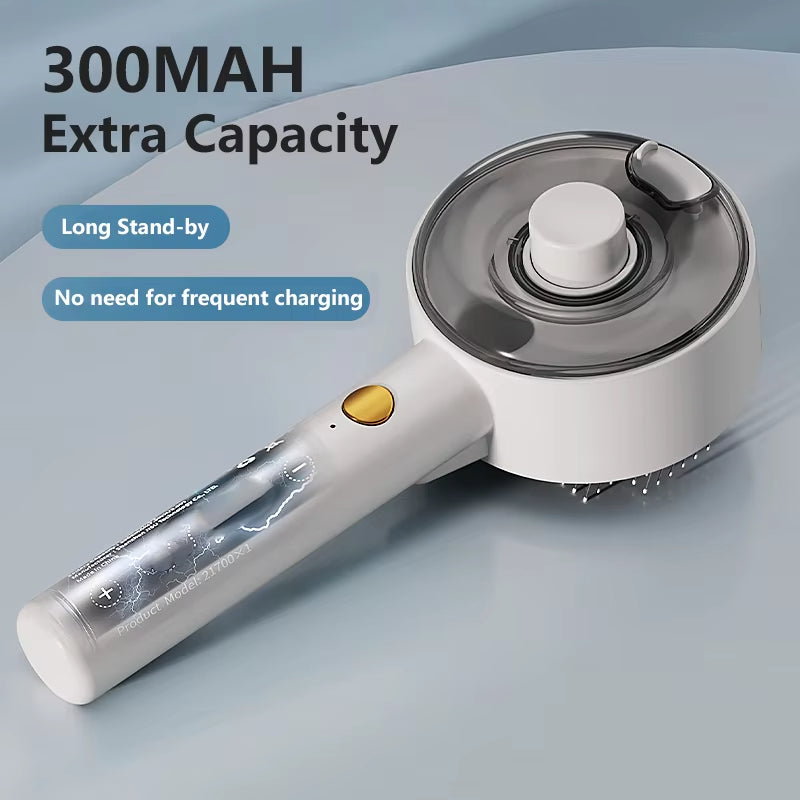 3-in-1 Electric Pet Grooming Brush Steam Spray Massage Comb