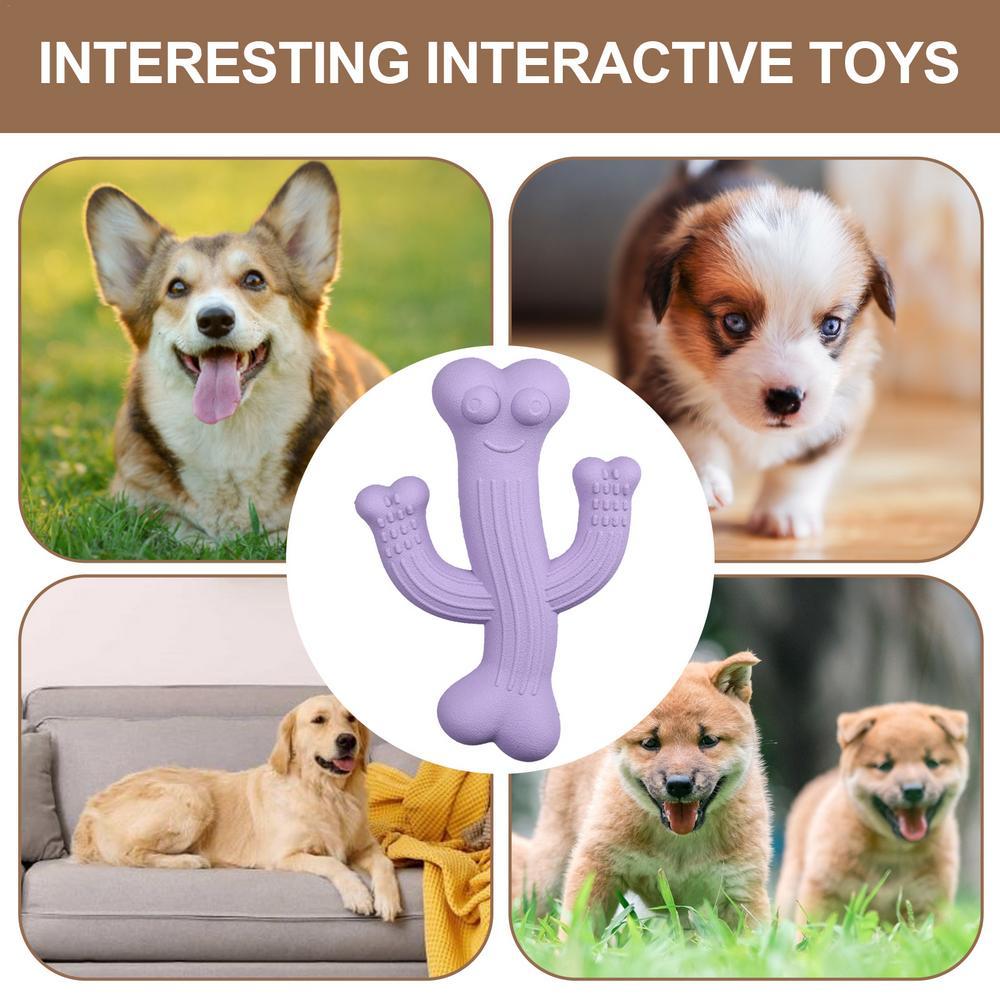 Ultra-Durable Cactus Pet Chew Toy For Interactive Play