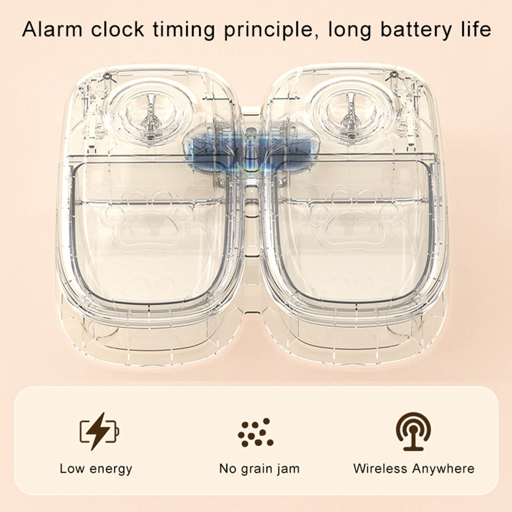 Automatic Smart Pet Feeder Stainless Steel Timer Bowl